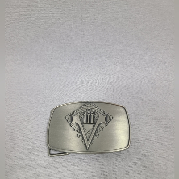 Assassins Creed Belt Buckle III 3 Limited Collector's Edition Silver Tone Logo - Picture 1 of 5